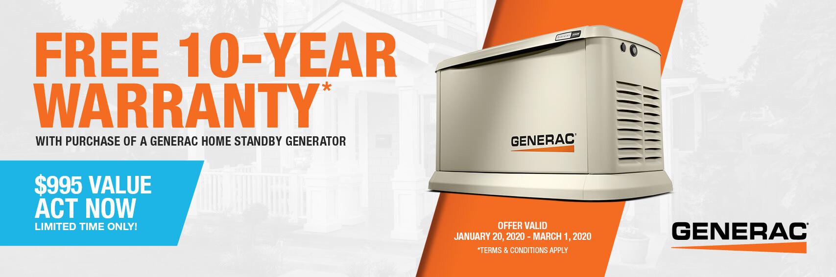 Homestandby Generator Deal | Warranty Offer | Generac Dealer | Morris, IL